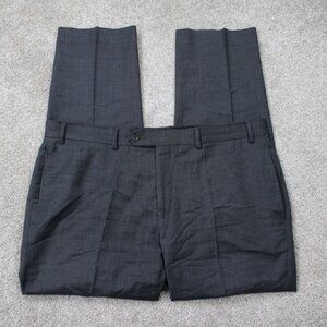 LAUREN Ralph Lauren Dress Pants Mens 36x29 Gray High Performance‎ Wool Stretch